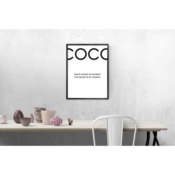 Coco Kunstdruck