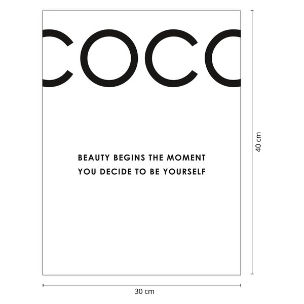 Coco Kunstdruck