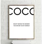 Coco Kunstdruck