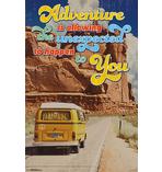 Camper Van Poster Adventure Is