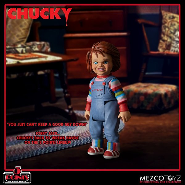 Chucky 5 Points Actionfiguren