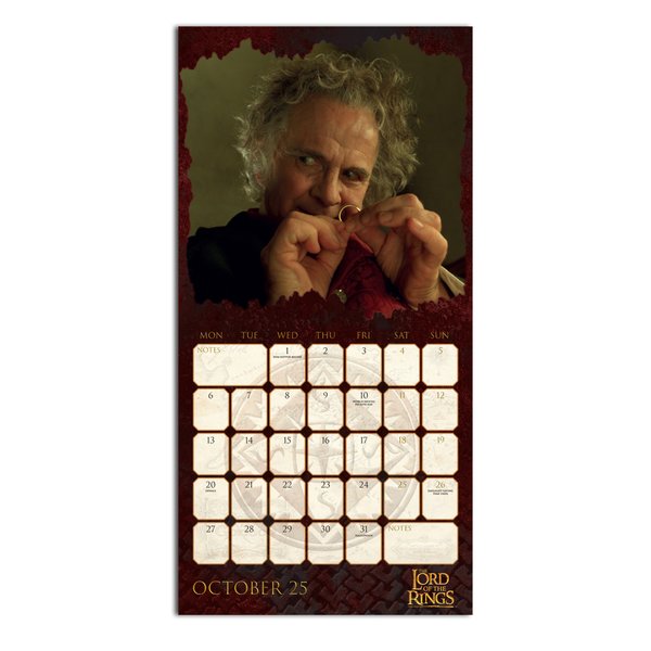 Der Herr der Ringe Kalender