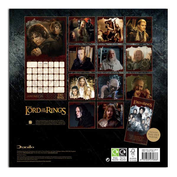 Der Herr der Ringe Kalender