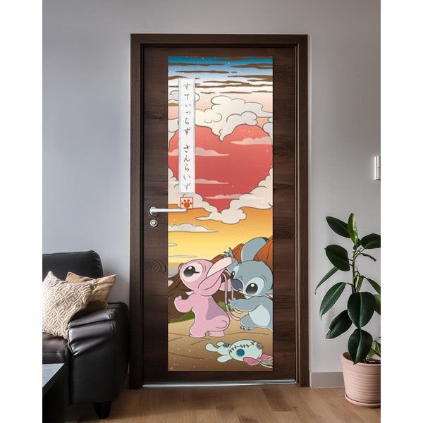 Disney Stitch T&uuml;rposter Japan