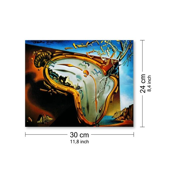 Die weichen Uhren Kunstdruck