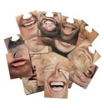 Untersetzer Party Face Mats