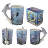 Delfin Tasse mit 3D Henkel