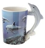 Delfin Tasse mit 3D Henkel