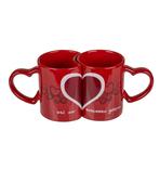 Doppeltasse Herz
