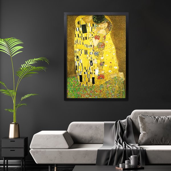 Der Kuss Poster Gustav Klimt