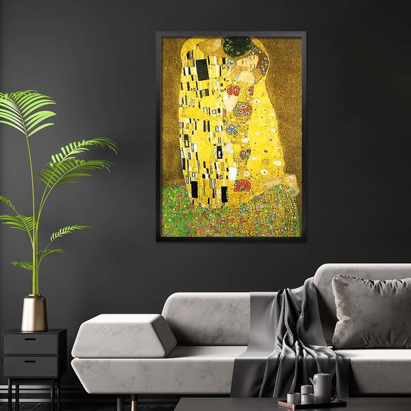 Der Kuss Poster Gustav Klimt