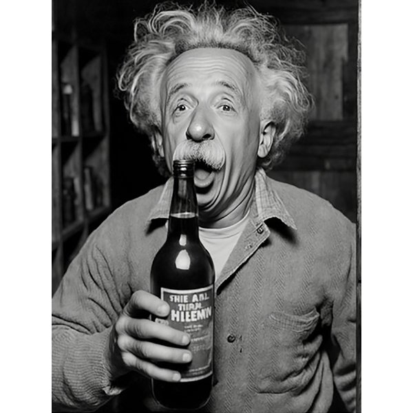 Einstein Kunstdruck