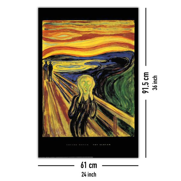 Edvard Munch the Scream Poster
