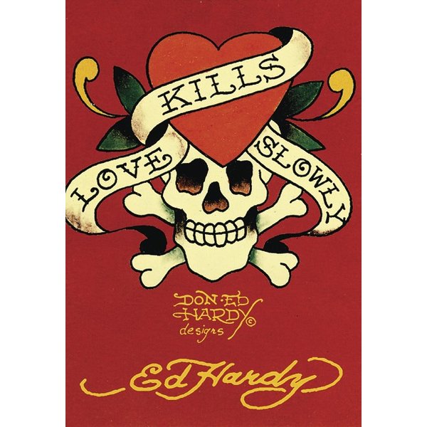 Ed Hardy Postkarte
