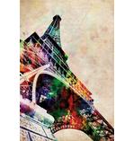 Eiffel Tower Watercolor Poster