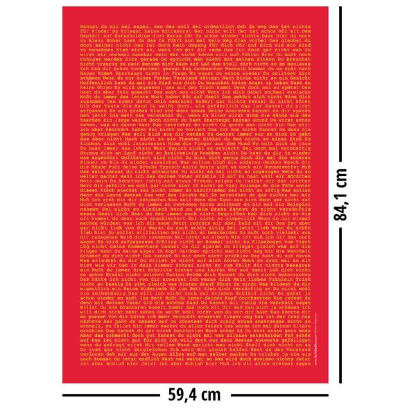 Erziehungsspr&uuml;che Poster