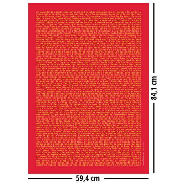 Erziehungsspr&uuml;che Poster