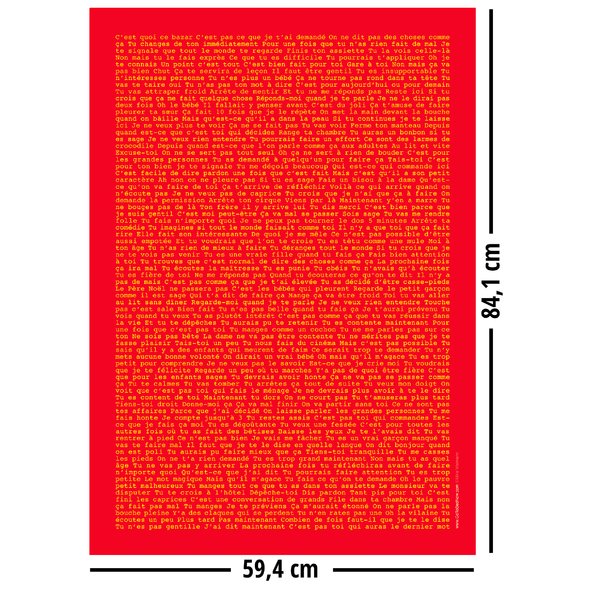 Erziehungsspr&uuml;che Poster