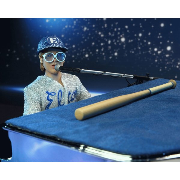 Elton John & Piano Actionfigur