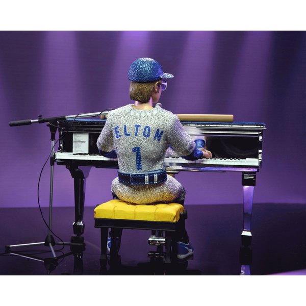 Elton John & Piano Actionfigur