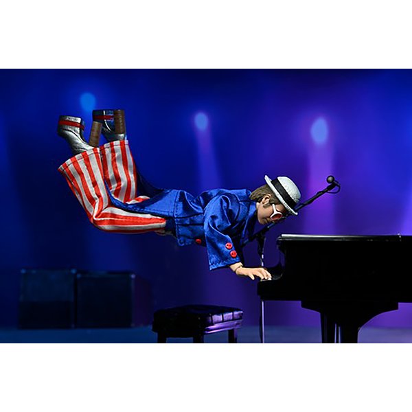 Elton John & Piano Actionfigur