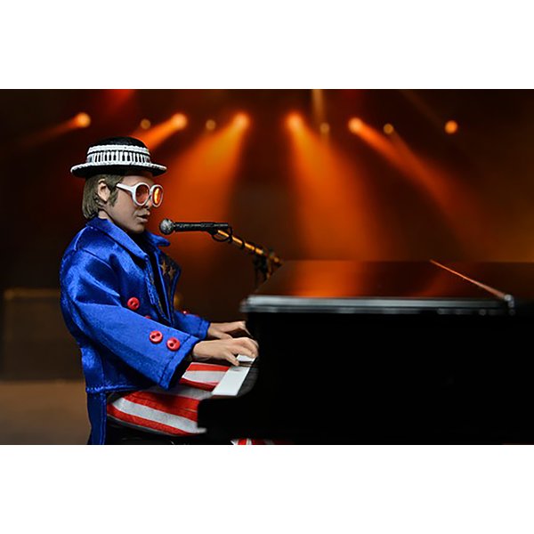 Elton John & Piano Actionfigur