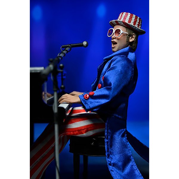 Elton John & Piano Actionfigur