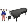 Elton John & Piano Actionfigur