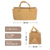 Filztasche Kaminholz Beige