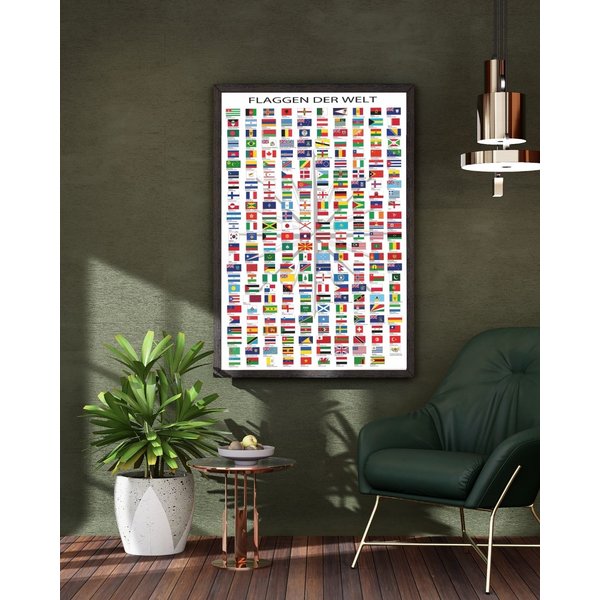 Flaggen der Welt Poster
