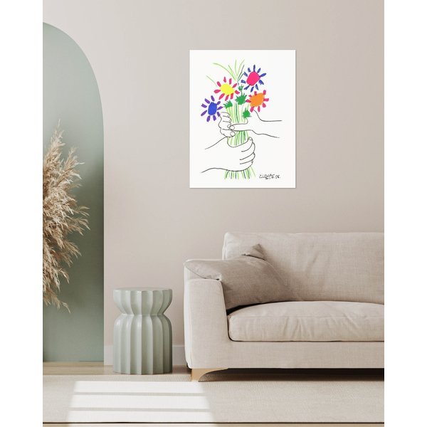 Friedensstrauß Kunstdruck