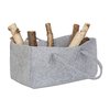 Filztasche Kaminholz Hellgrau