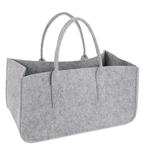 Filztasche Kaminholz Hellgrau