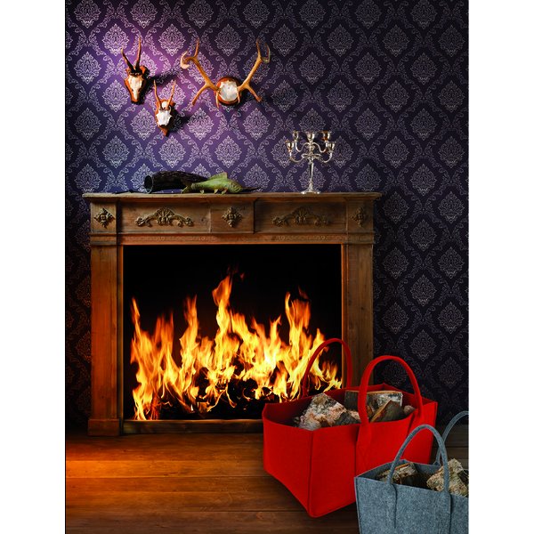 Filztasche Kaminholz 2-er Set