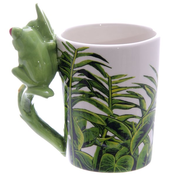 Frosch Motiv Tasse 3-D Figur