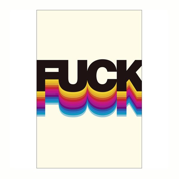 FUCK Kunstdruck