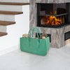 Filztasche Kaminholz T&uuml;rkis
