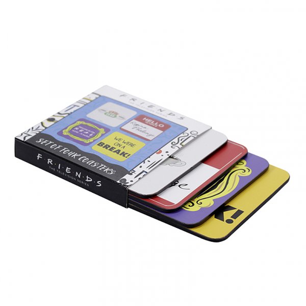 Friends Untersetzer Quotes 4er