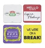 Friends Untersetzer Quotes 4er