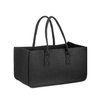 Filztasche Kaminholz Schwarz