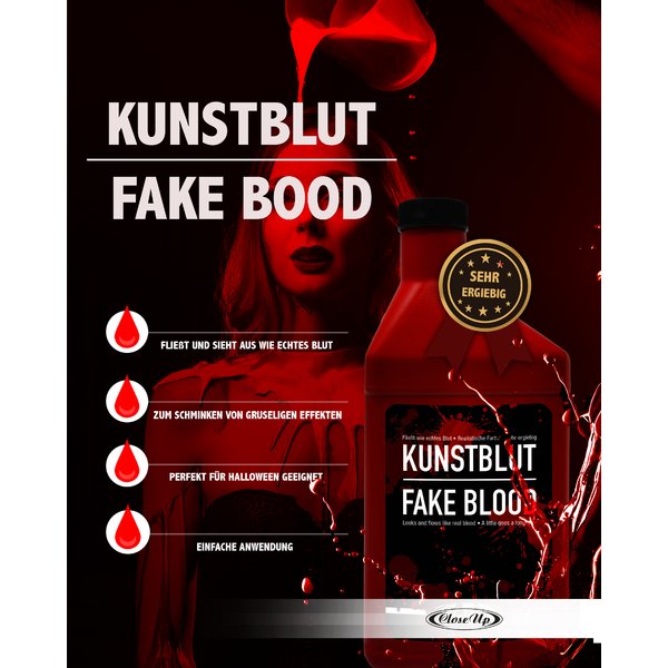 Flasche Kunstblut Theater-Blut