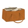Filztasche Kaminholz Hellbraun