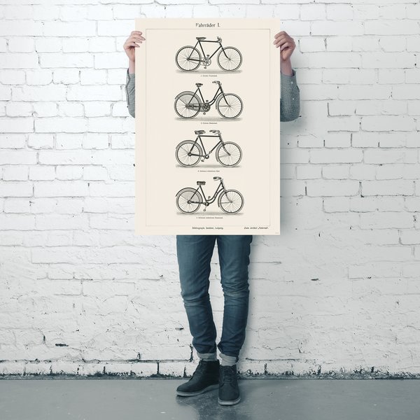 Fahrräder I. Poster