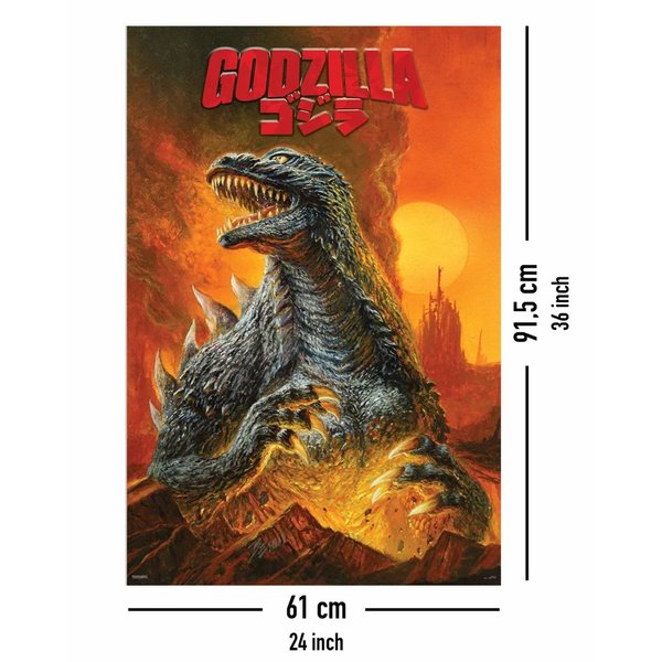 Godzilla Poster Rise Up