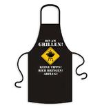 Grillschürze Bin am Grillen!