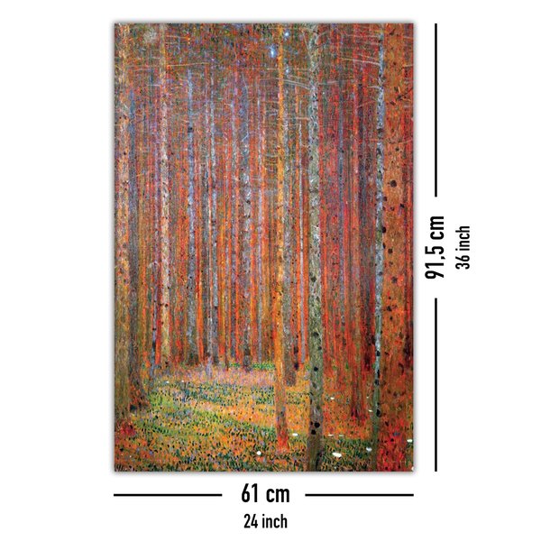 Gustav Klimt Poster Tannenwald