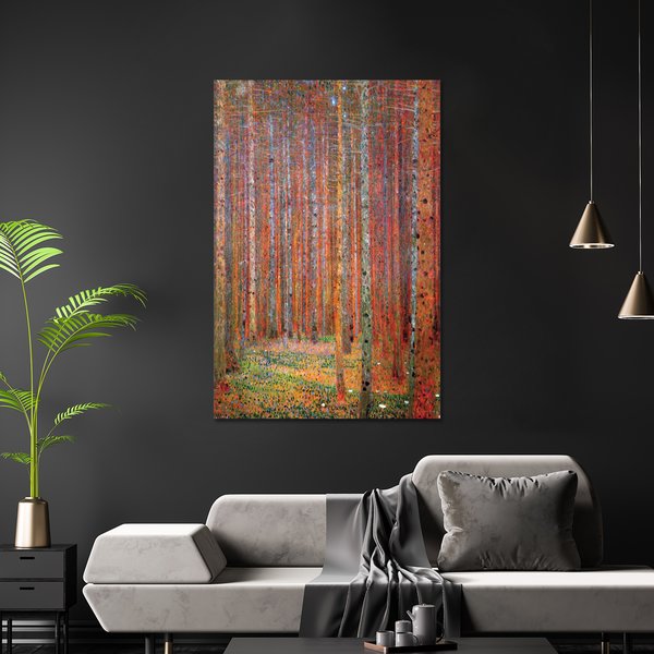 Gustav Klimt Poster Tannenwald