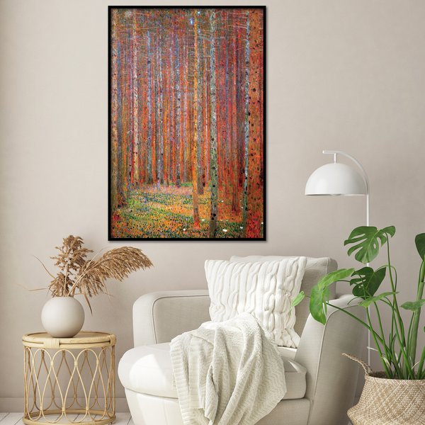 Gustav Klimt Poster Tannenwald