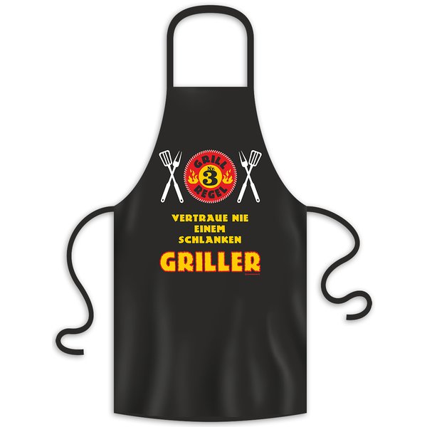 Grillschürze Grillregel Nr. 3