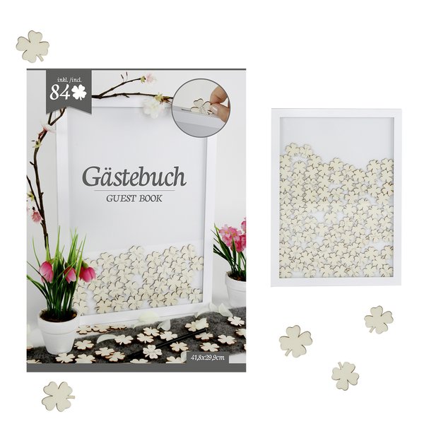 G&auml;stebuch im Rahmen mit